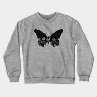 Floral Butterfly Crewneck Sweatshirt